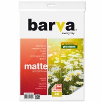 Папір Barva A4 Everyday Glossy, Self Adhesive 105г, 20с (IP-ALE105-268)