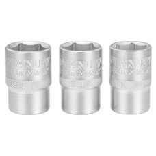 Набір головок Stanley орцевих 1/2" Maxi Drive, із шестигранним профілем, 3 шт: 17, 18, 19 мм. (FMMT17094-0)
