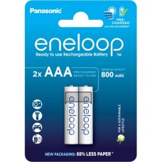 Акумулятор Panasonic AAA Eneloop 800mAh NI-MH * 2 (BK-4MCDE/2CP)