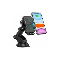 Універсальний автотримач Choetech 15W Fast Wireless Charger 4.7-7.2" (T521-F-101ACBK)