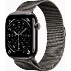 Смарт-годинник Apple Watch Series 11 GPS + Cellular 46mm Slate Titanium Case with Slate Milanese Loop - M/L (MFD44RK/A)