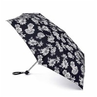 Парасоля Fulton L340 Miniflat-2 Black and White Floral (L340-037744)
