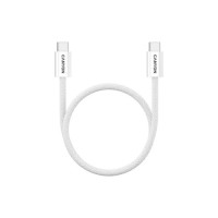 Дата кабель USB-C to USB-C 1.0m 60W Magnet Braided White Canyon (CND-CCMG60AB15W)