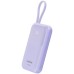 Батарея універсальна Canyon 10000mAh OnPower 101 PD/22.5W built-in cable Purple (CNS-CPB101PU)