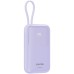 Батарея універсальна Canyon 10000mAh OnPower 101 PD/22.5W built-in cable Purple (CNS-CPB101PU)
