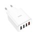 Зарядний пристрій HOCO C102A Fuerza 1xUSB QC3.0 + 3-port USB 18W White (6931474777713)