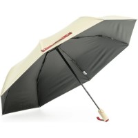 Парасоля Krago складана жіноча LOVE повний автомат бежева (umb-18-002)