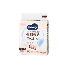 Підгузки Moony Natural NB 0-5 кг, 62 шт (4903111143429)