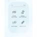 Дата кабель USB-C to USB-C 2.0m 100W Digital Display blue Essager (ES-XCTT1-YDA03)