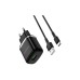 Зарядний пристрій BOROFONE BA36A High Speed USB QC3.0 + cable USB to USB-C 18W Black (6931474716002)