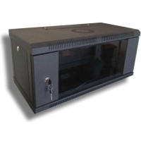 Шафа настінна Hypernet 4U 19" 600x350 (WMNC-350-4U-FLAT-BLACK)