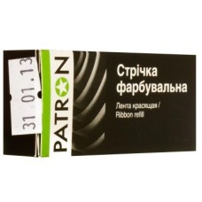 Стрічка до принтерів Patron 13мм х 7м Black (П.М.) (RIB-PN-12.7x7-ПМ-B)