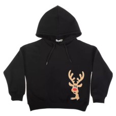 Кофта дитяча Toontoy худи з оленем (22161-116-black)