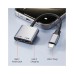 Перехідник USB-C M to USB-C F Audio + USB-C F PD60W Cabletime (CA915781)