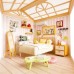 Конструктор Mini House румбокс серії Інтер'єр – Спальня (світло) (8004)