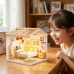 Конструктор Mini House румбокс серії Інтер'єр – Спальня (світло) (8004)