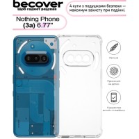 Чохол до мобільного телефона BeCover Anti-Shock Nothing Phone (3a) Clear (713583)