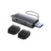 Зчитувач флеш-карт Baseus USB-A + USB-C to SD/TF gray (WKQX060113)