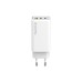 Зарядний пристрій ColorWay GaN Mini 65W PD Port PPS USB (USB-2C1A) white (CW-CHS058PD-WT)