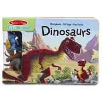 Розвиваюча іграшка Melissa&Doug книга фігурками динозаврів (MD31284)