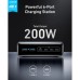 Зарядний пристрій Anker GaNPrime 200W 4xUSB-C PD + 2xUSB-A Black (A2683341)