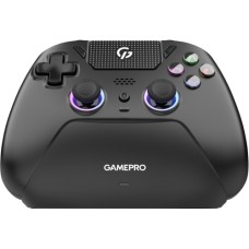 Геймпад GamePro із зарядною станцією 2.4G/BT 5.1/USB (Switch/PS/PC/iOS/Android) RGB Black (GPS20BDOC)