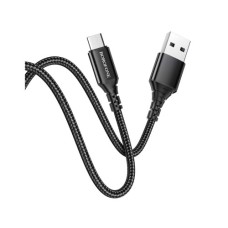 Дата кабель USB 2.0 AM to Micro 5P 1.0m 2.4A BX54 black BOROFONE (6931474745811)