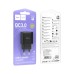 Зарядний пристрій HOCO C140A Smart USB QC3.0 Black (6942007627788)