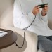 Дата кабель USB 2.0 AM to Lightning 1.0m 2.4A 90° corner black/blue Baseus (CAVP000021)
