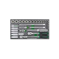Набір інструментів Toptul в ложементі 3/8" 30шт. (GEA3005)
