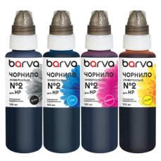 Чорнило Barva HP 2 4х100 мл, universal BK/C/M/Y (HU2-100-MP)