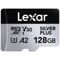 Карта пам'яті Lexar 128GB microSDXC class 10 UHS-I U3 V30 A2 Professional Silver (LMSSIPL128G-BNANG)