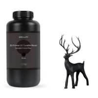 Фотополімерна смола Creality Resin, LCD Standard Plus 1кг, black, transparent (3302020090)
