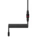 Дата кабель USB 2.0 AM to USB-C 1.37m coiled gray-black HyperX (6J679AA)