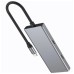 Концентратор Gembird USB-C 4-in-1 2xUSB 3.2 + 2xUSB-C 3.2 silver (UHB-CM-U310-A2C2-01)