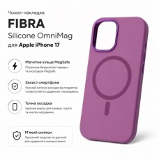 Чохол до мобільного телефона BeCover FIBRA Silicone OmniMag Apple iPhone 17 Purple (716203)