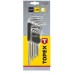 Набір інструментів Topex ключи шестигранные Torx T10-T50, набор 9 шт.*1 уп. (35D961)