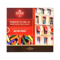 Пастель Koh-i-Noor Toison D'or суха м'яка 1/2 (половинки) 48 кольорів (8546)