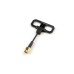 Антена для дрона HappyModel 2.4GHz Moxon 69mm 4.18Dbi, SMA-Male (3D40188)
