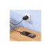 Зарядний пристрій BOROFONE BA98A Ilustre 2xUSB-C + 1xUSB-A PD30W digital display + cable USB-C to USB-C Black (6941991120534)