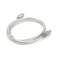Кабель для принтера USB 2.0 AM/BM 1.8m transparent Voltronic (YT-AM/BM-1.8T)