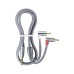 Кабель мультимедійний 3.5mm M to 2xRCA M 2.0m 90° corner Essager (EYPWT-MYA0G-P)