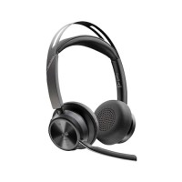Навушники Poly Voyager Focus 2 MS Stereo USB-C + USB-C/A Adapter + Charging Stand Black (9T9J6AA)