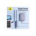 Концентратор Baseus USB 3.0 to 4xUSB 3.0 + USB-C gray (B0005280B811-01)