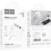 Зарядний пристрій HOCO C115A Header 2xUSB-C PD65W + 1xUSB QC3.0 GaN White (6931474798312)