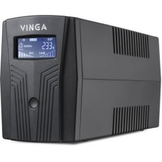 Пристрій безперебійного живлення Vinga LCD 800VA plastic case (VPC-800P)