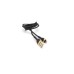 Дата кабель USB 2.0 AM to Lightning 1.0m 3.0A black gold PZX (V-165)