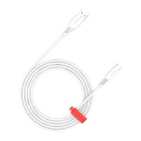 Дата кабель USB 2.0 AM to USB-C 1.2m 18W White Canyon (CNS-AC18SC12W)