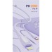 Дата кабель USB-C to Lightning 3.0m 3A white Essager (EXCTL-CHC02)