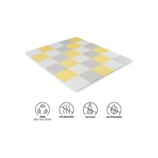 Дитячий килимок Kinderkraft пазл Luno Yellow, 30 элементов (5902533913602)